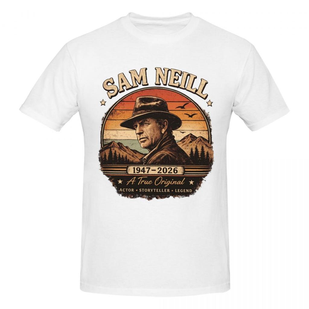 Sam Neill Rip Funny T Shirts Graphic Y2k Summer Oneck Unisex Wounisex Tshirt Clothing