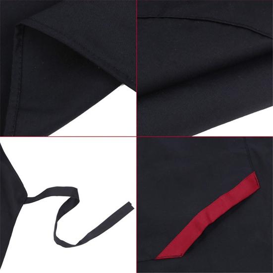 Фартук с карманом Водонепроницаемая хлопковая смесь Домашний Унисекс Фартук для кухни