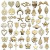 HappyHome Charm Parts Pendant Top Accessory 100 Pieces KC Gold DIY Handmade Accessories