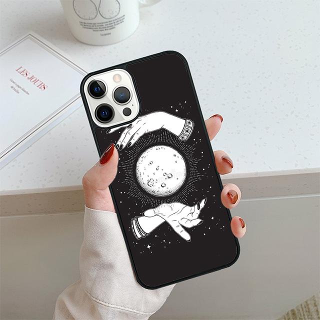 Чехол для телефона 'Ведьма Ведьмы Луна' для iPhone 17 Air 13 12 14 15 16 Чехол для Apple 14 15 16 Pro Max Plus Coque