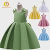 Атласное платье принцессы для девочек в европейском и американском стиле - наряд для дефиле и игры на фортепиано в честь Дня защиты детей