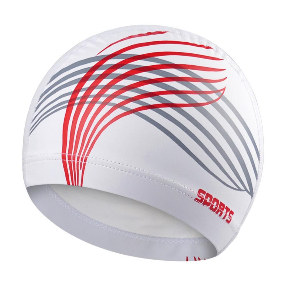 Swimming Caps Adult Bathing Hat for Long Short Hair PU Swim Caps