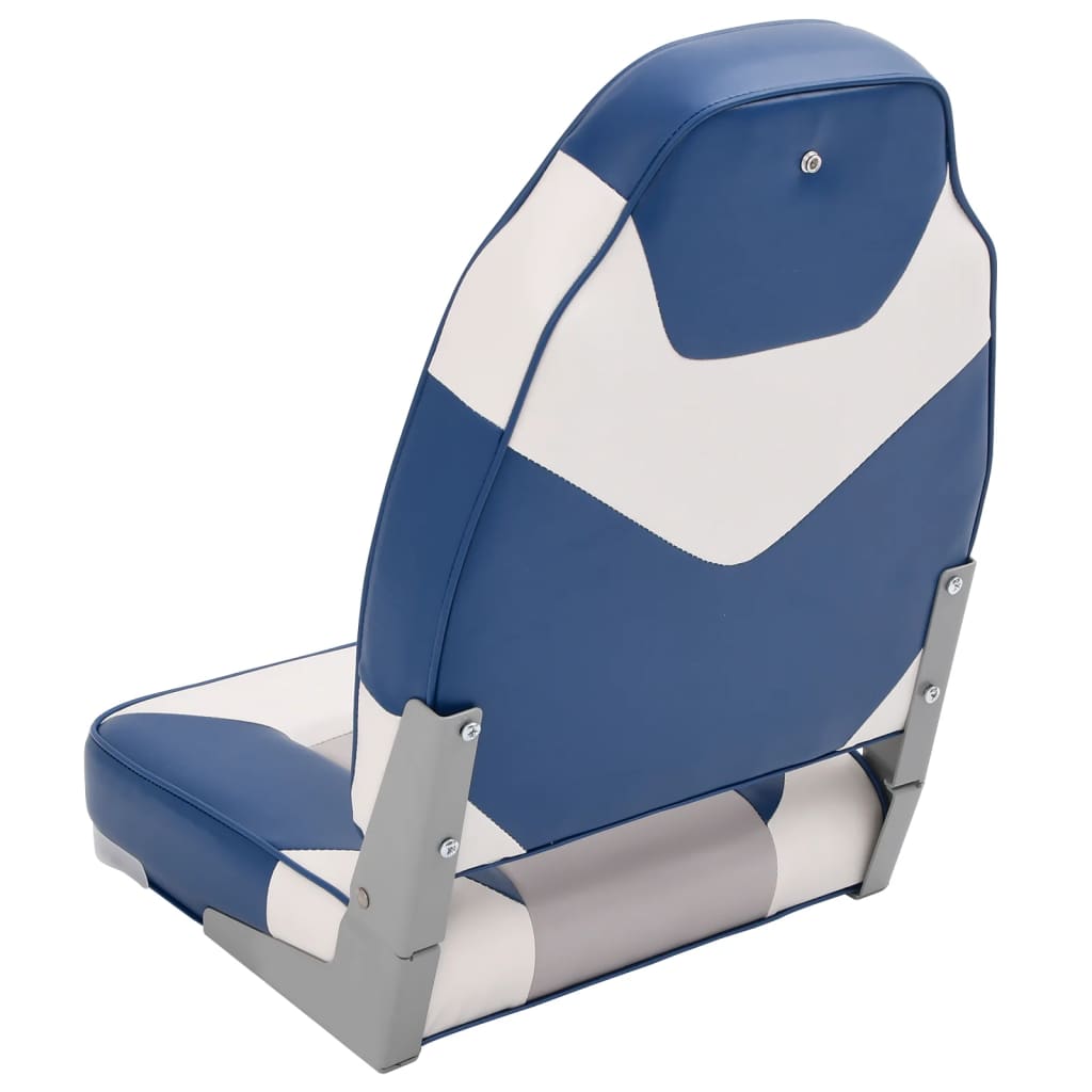 2 Piece Folding Boat Seat Set with High Backrest