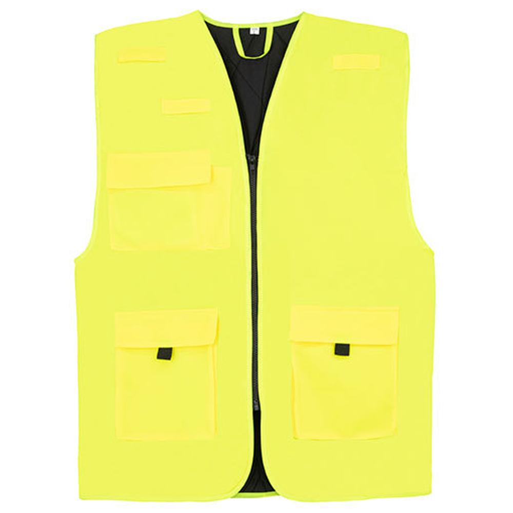 Korntex Mens Kiel CO² Neutral Padded Multi-Functional Work Hi-Vis Vest