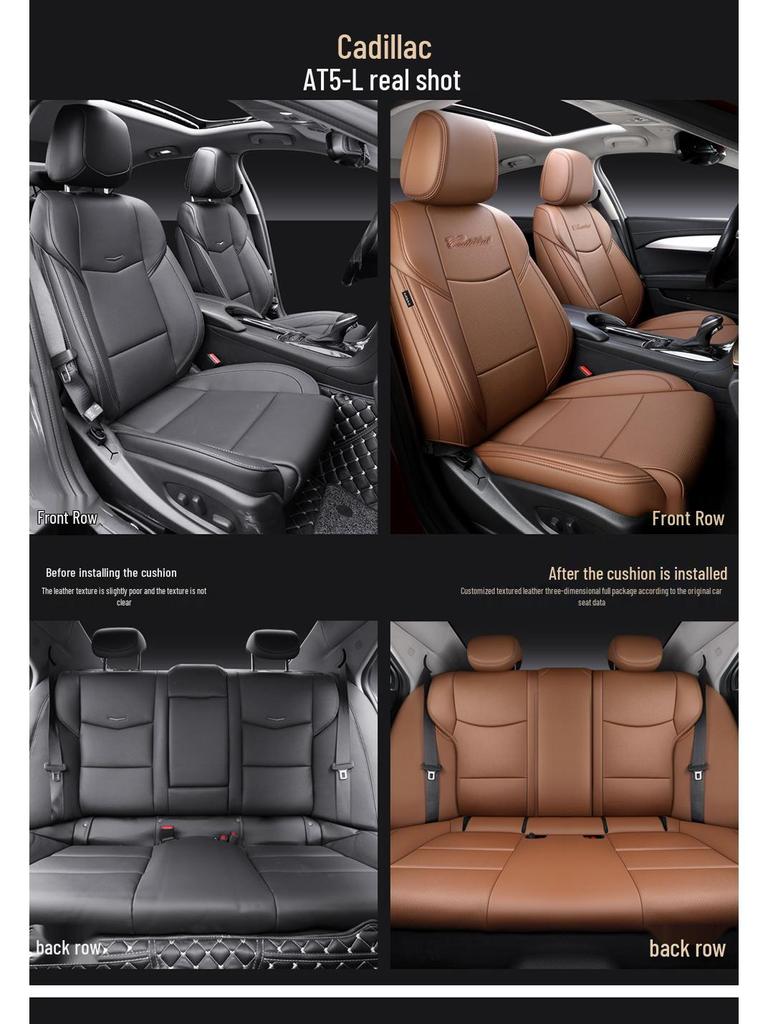 Buick Regal, Excelle, GL6, Encore - Genuine Leather Car Seat Cushion, All-Season Universal Fit