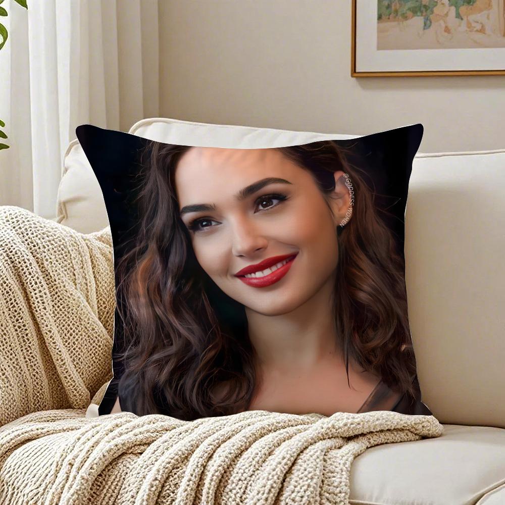 GGal Gadot Cushion Cover Linen Pillowcase Soft for Sofa Bed Home Room Decor