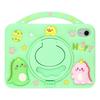 For iPad mini (2024)/(2021) Silicone Case Rotating Kickstand Hand Grip Cute Tablet Cover