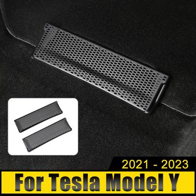 Для Tesla Model Y 2021 2022 2023 вентиляционное отверстие антиблокировочная пылезащитная крышка антиблокировочная пылезащитная сетка автомобильные воздуховыпускные крышки под сиденьем