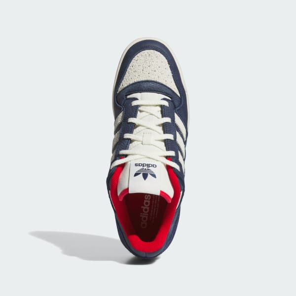Adidas Forum Low CL Night Indigo Scarlet Кроссовки унисекс Blue Ivory Better-Scarlet IG8700