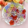 Creative Craft DIY Spacer Loose Beads with Hole Handmade Material 100pcs 14mm Jewelry Accessories Flower Shape Multicolor Acrylic