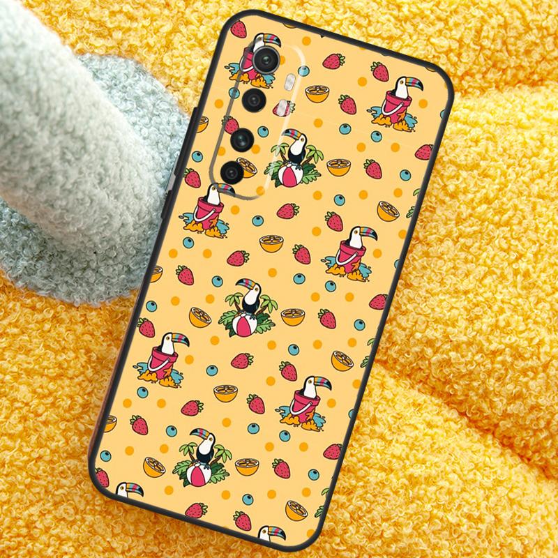 parrot bird Case For POCO X3 X4 X5 F5 Pro M5s C40 F4 GT F3 Cover For Xiaomi 12T 11T Pro 12 13 Lite 12X