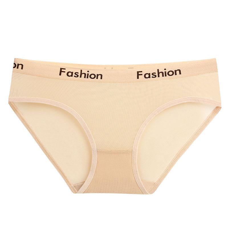 Сексуальные трусики для женщин, бесшовные трусы ikule, прозрачное нижнее белье из сетчатой ​​пряжи с низкой талией N04