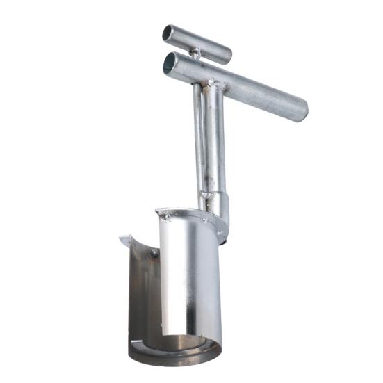 Инструмент для рассады луковиц с Т-образной ручкой Нержавеющий, устойчивый к коррозии Удобная ручка Многофункциональная дрель для посадки лампочек Аэратор для газона