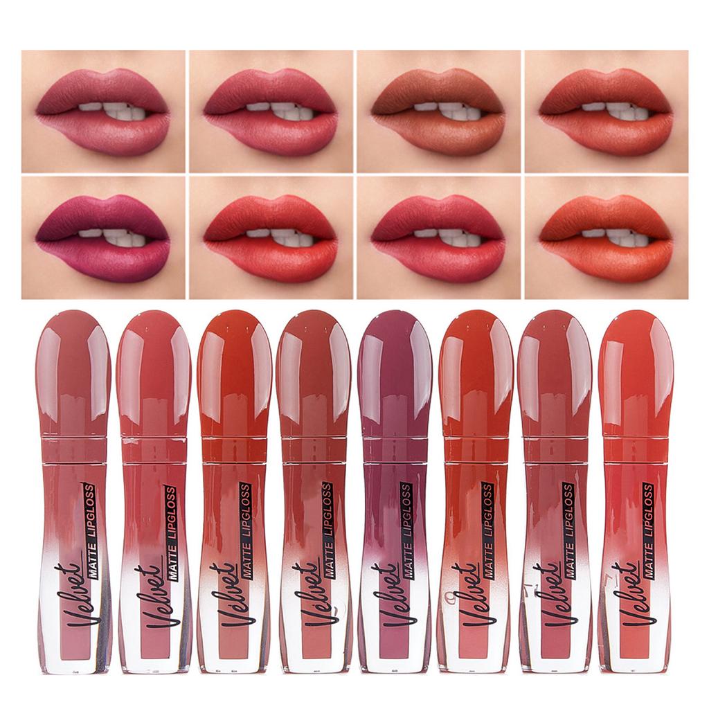 Matte Liquid Lip Gloss for Women, Waterproof & Smudge Proof - Highly Pigmented, Long Wearing Lipstick for Everyday and Special Occasions