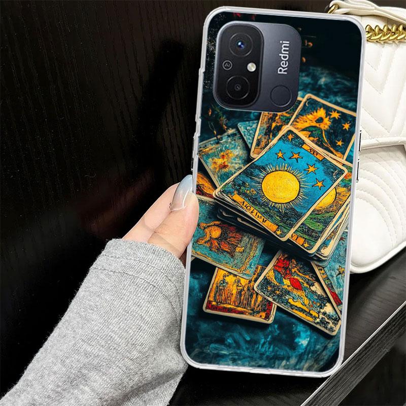 Чехол для карт Таро 'Ведьма' для телефонов Xiaomi Redmi 14C 13C 13 12C 12 10C 10 10A 9C 9 9A 9T 8 8A 7 7A 6 6A K70 K40 K20 Pro