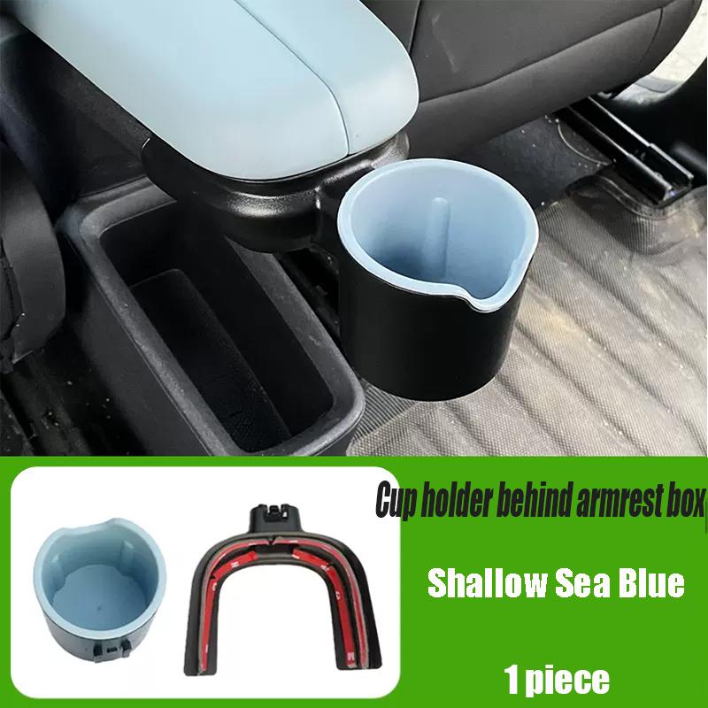 For BYD Seagull Dolphin Mini 2025 2024 Automotive Interior Cup Holder Behind Armrest Box Rear Cup Holder