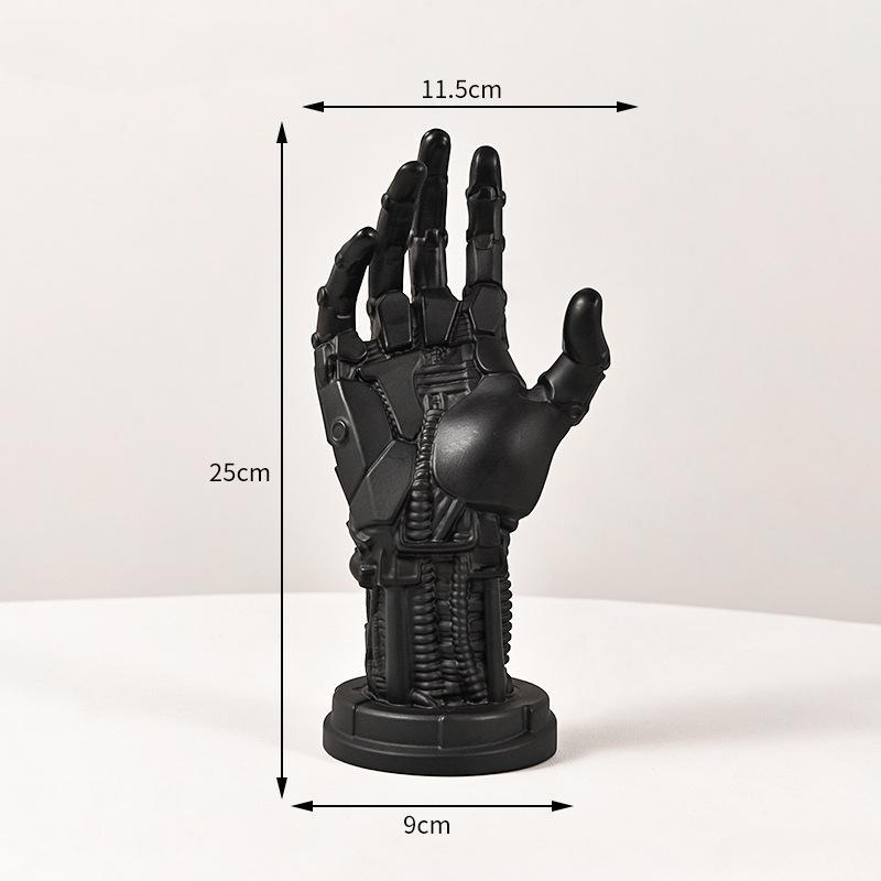 New Creative Game Controller Desktop Stand Cyberpunk Mechanical Arm Simulated Robot Hand Sculpture Mechanical Hand Staute Decor