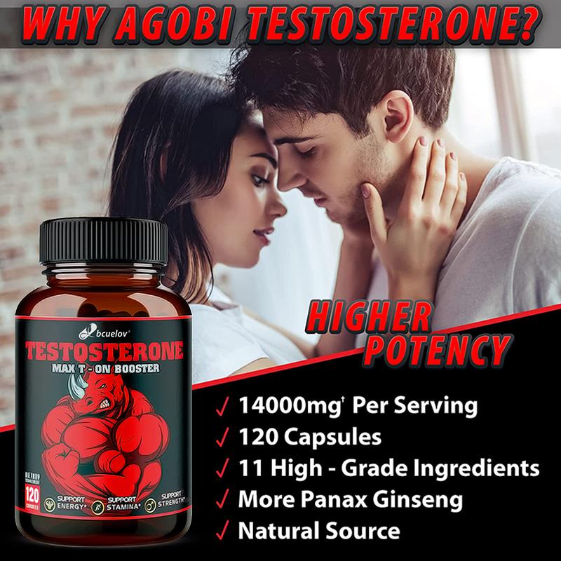 Panax Ginseng 120 Capsules Testostero Boost Muscle Health Improve Energy Stamina