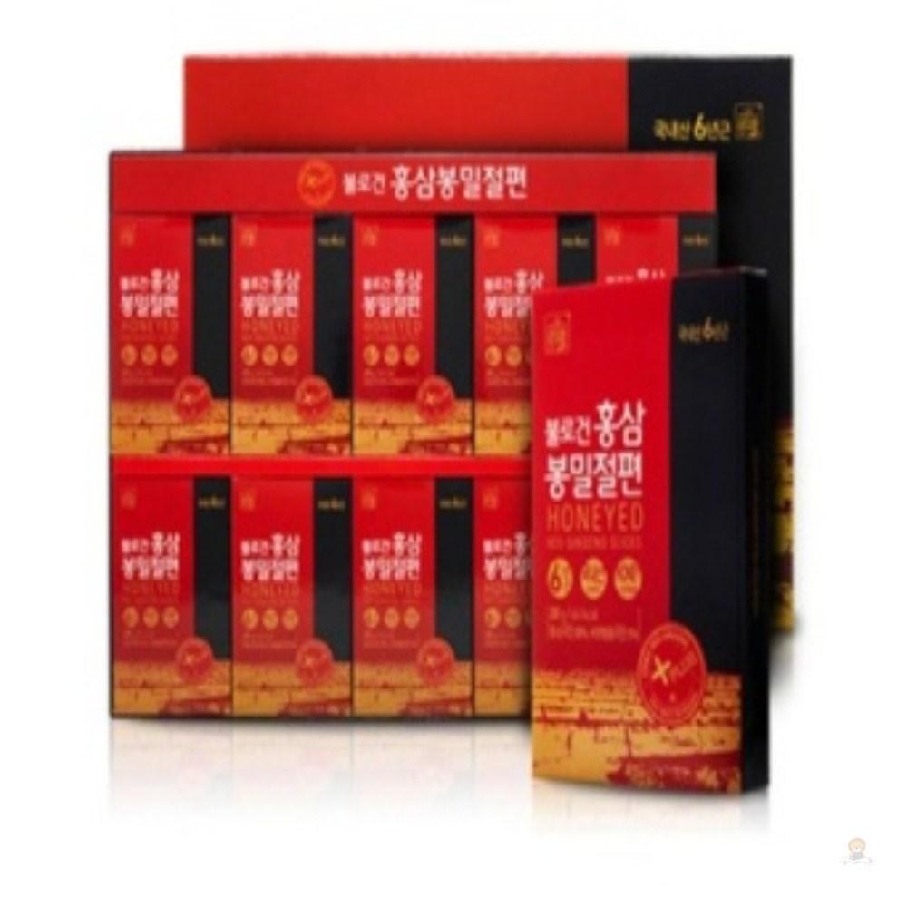 Bullogun Red Ginseng Honey Slices 6-Year-Old 20g x 10 Candied Ginseng 1 pcs