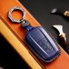 Genuine Leather Car Key Cover for Toyota Sienna Alphard Granvia Corolla Avalon Highlander Prado