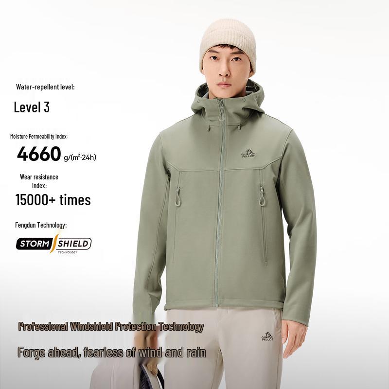 Pelliot Windshield CY Fleece-Lined Softshell Jacket