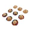 9Pcs Mini Mexican Hat 3 Different Type Mini Mexican Party Hat Small Straw Wine Bottle Cover Hat for