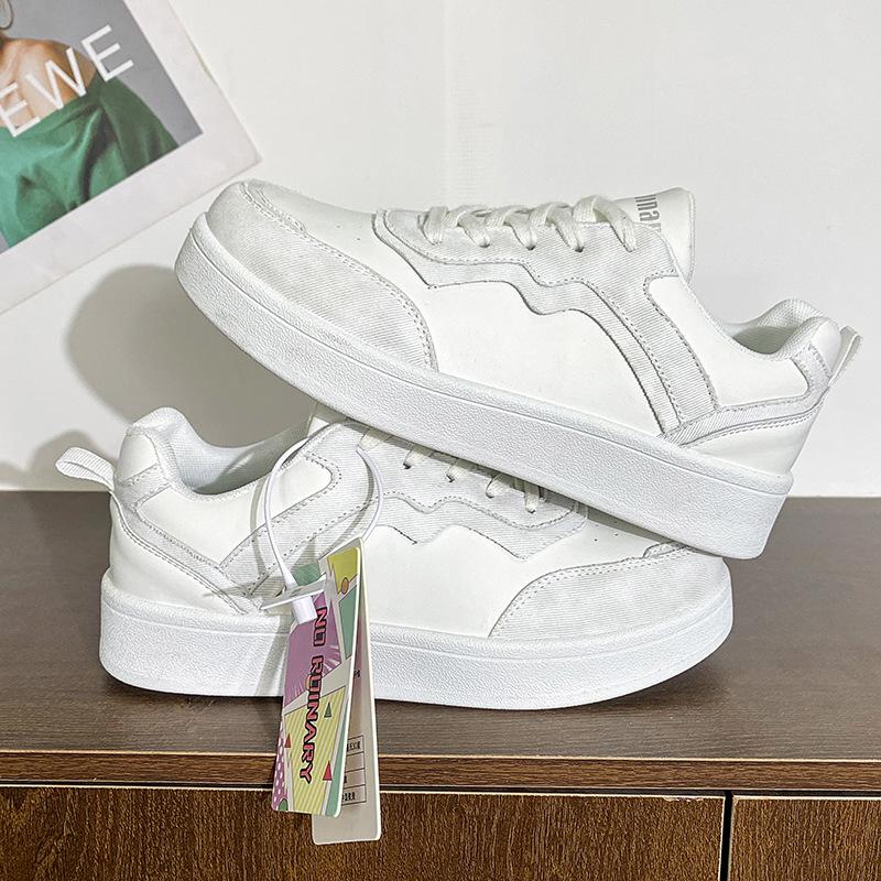 Niche Women's New Versatile Autumn Breathable Retro Casual Board Shoes White Shoes Tide