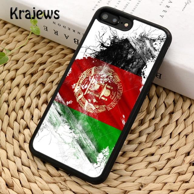 Krajews Афганистан AF флаг Чехол для телефона для iPhone 14 5 SE 6 7 8 plus X XR XS 11 12 13 pro max Samsung Galaxy S21 S22ultra