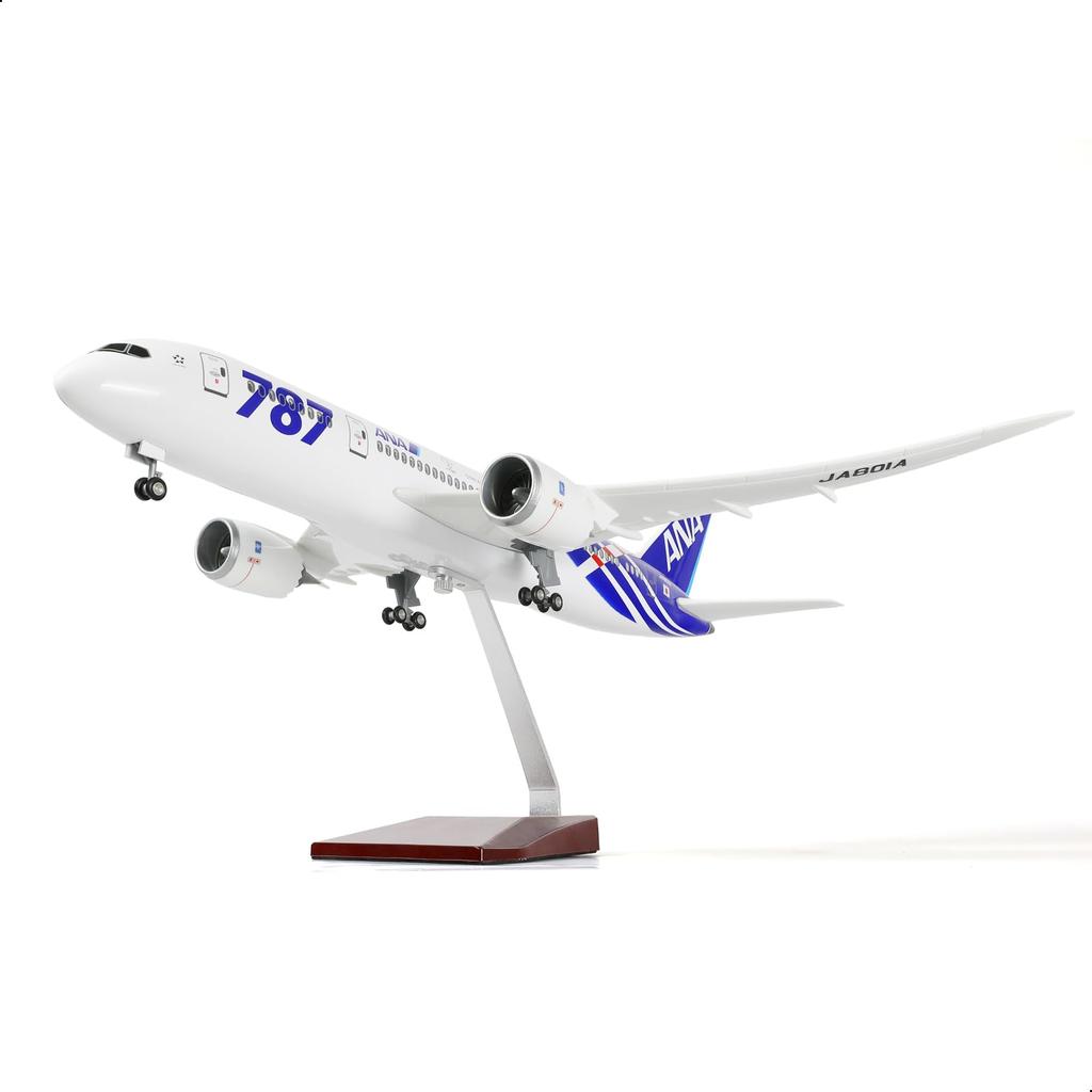 QIYUMOKE ANA 787 Большая модель в комплекте с сборной моделью самолета Boeing для взрослых, подарок или коллекция авиационной техники 1/160