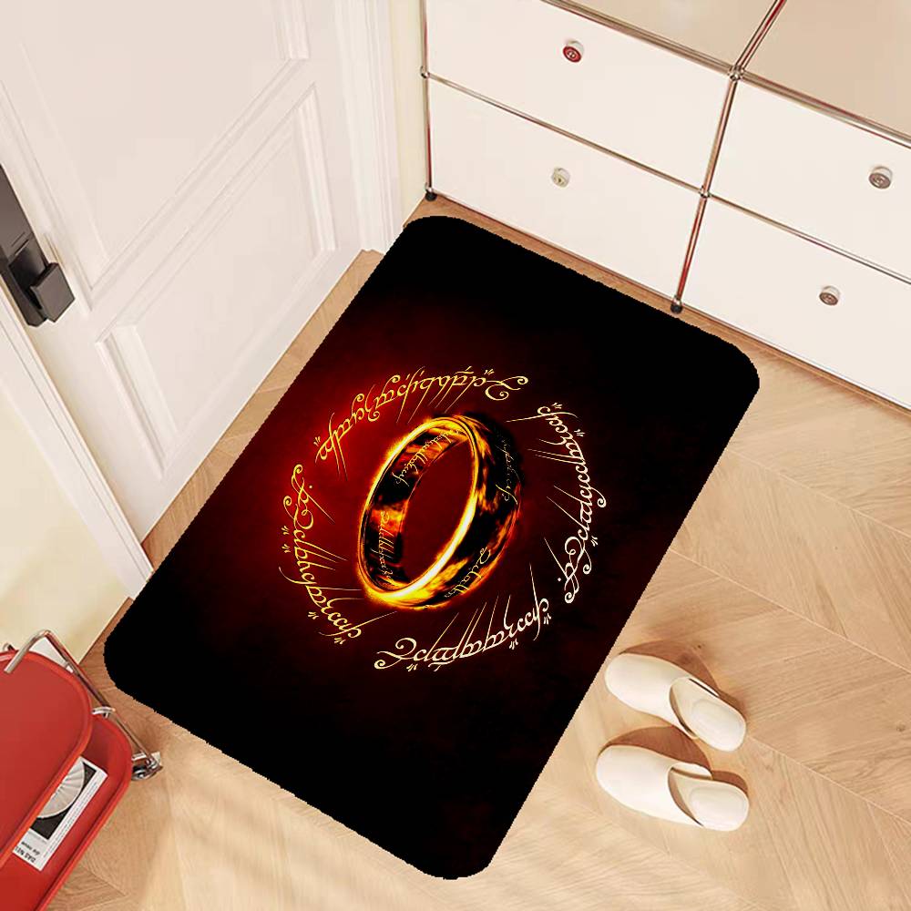 The L-Lord Of The R-Rings Movie Floor Mat Rectangle Anti-slip Home Soft Badmat Front Door Indoor Outdoor Mat Hotel Decor Mat