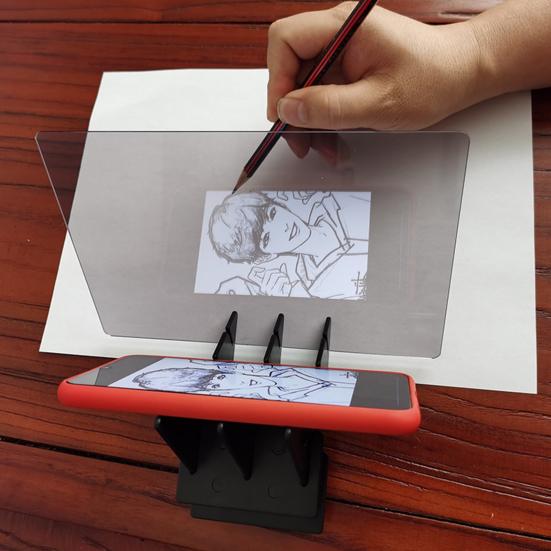 Оптическая доска для рисования Простая в использовании Проектор для обводки и рисования Многофункциональное Двустороннее Изображение