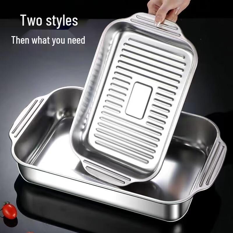 Stainless Steel Roasting Fish & Seafood Pan