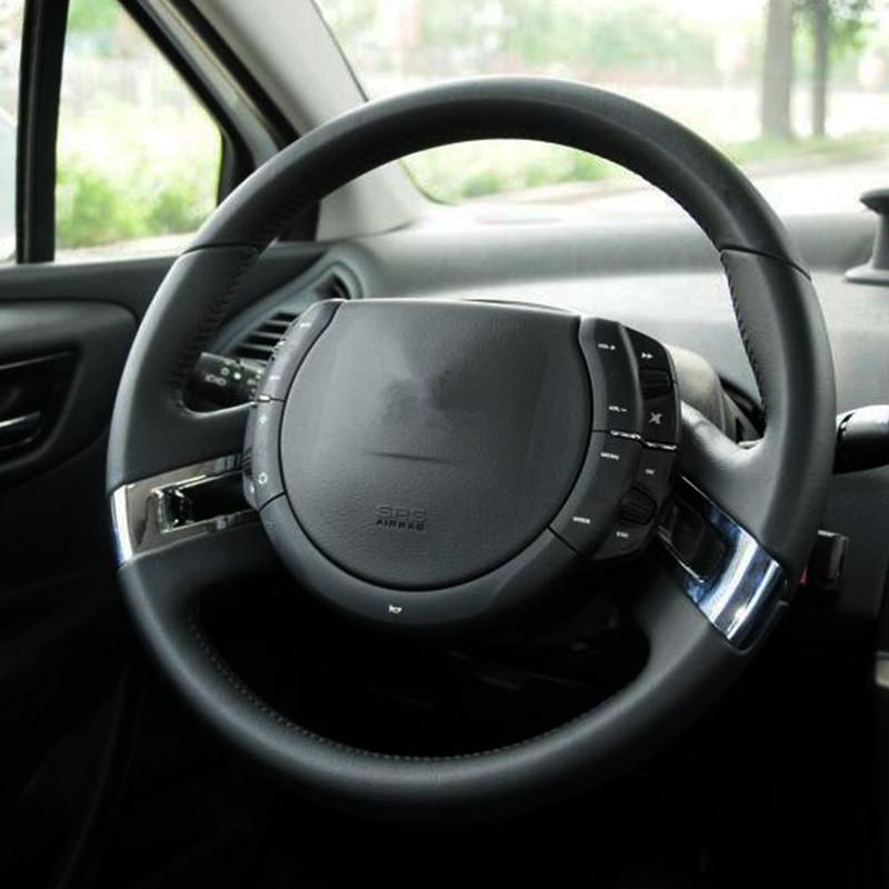 Для Citroen C4 Classic 2012 2013 2014 2015 2016 Декоративная накладка на руль Наклейка Стайлинг Аксессуары для интерьера