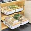 Multi-functional with Nano Adhesive Pull-out Under Sink Cupboards Dishes Bottles and Cans Storage Basket