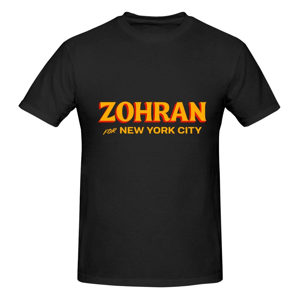 Zohran For New York City Literary Tshirt Urban Casual Faderesistant Cotton Tee