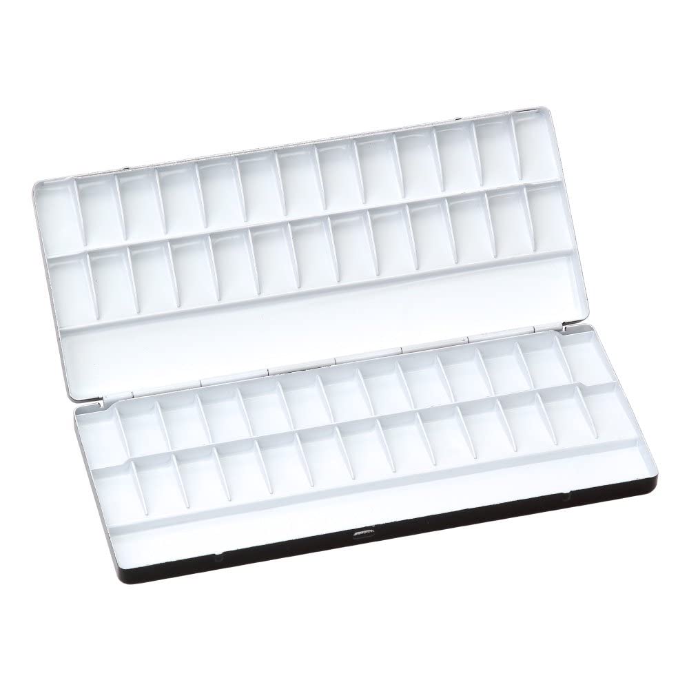 Holbein Aluminum Watercolor Palette 52 210148 No. 70, Compartments,