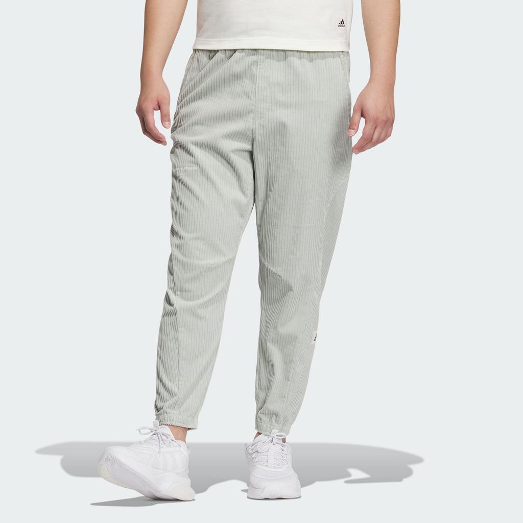 adidas Брюки Lounge 7/8, однотонные, с манжетами на шнурке, трикотажные спортивные брюки, мужские брюки серебристо-серого цвета IQ1390