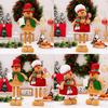 Cute Gingerbread Man Stretchable Ornament For Cheerful Christmas Home Decoration
