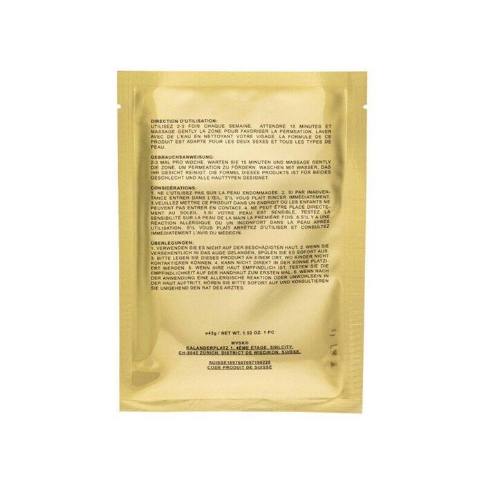 Mvsk Luxury Gold Bright & Anti-Age Crystal Mask (Placenta&Honey)