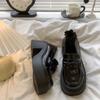 Модные туфли Мэри Джейн в японском стиле для девочек, осень 2024 г., новые женские туфли-лодочки на толстом каблуке и платформе, ретро-туфли с круглым носком для колледжа