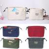 Холщовая корзина для хранения мелочей Прочный органайзер-вставка для сумки Легкая косметичка Настольная