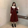 New Year's Red Dress for Women In Spring and Autumn