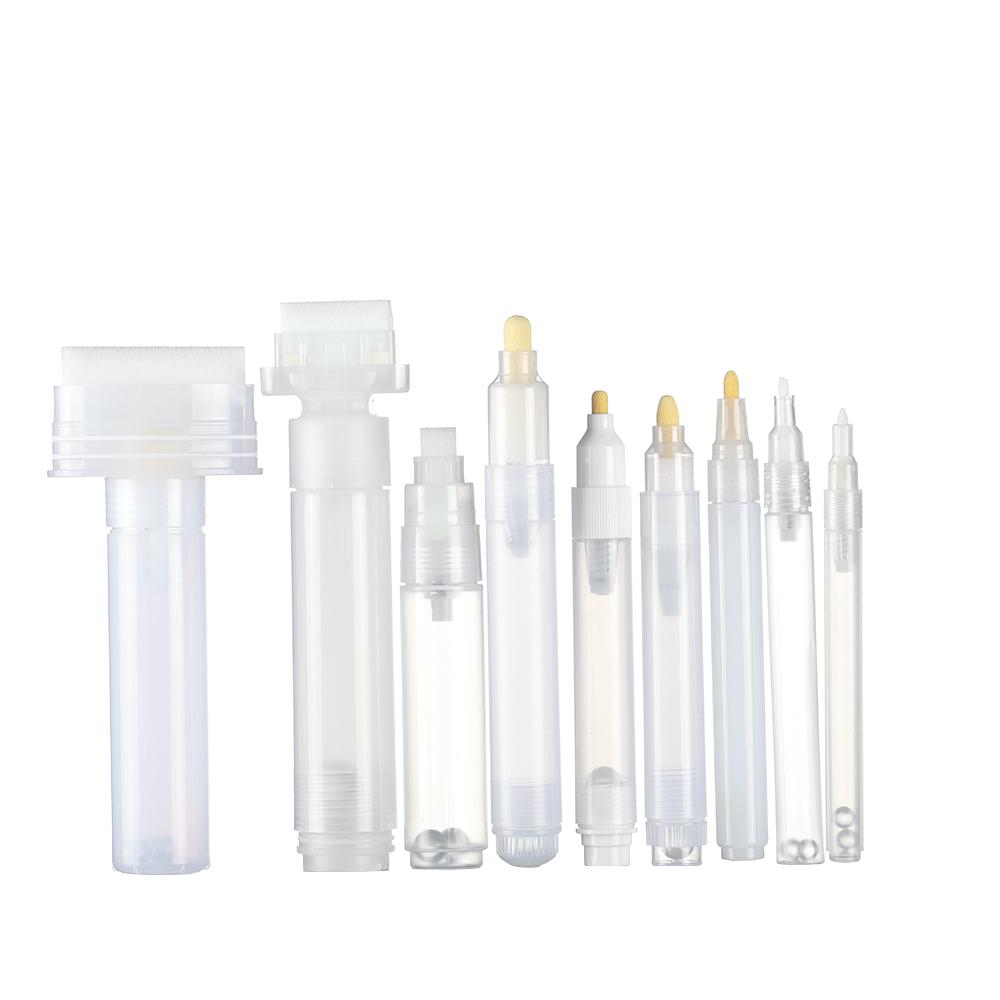 Use Transparent Plastic Empty Rod Liquid Chalk Marker Graffiti Pens Paint Pen Accessories