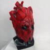 Аниме Дорохедоро Шин Красное Сердце Маска Косплей Костюм Страшный Кровавый Латексный Шлем Фэнси Взрослый Унисекс Реквизит на Хэллоуин