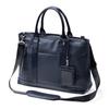 Business Bag Large Capacity A4 Storage with Shoulder Belt and Pass Case Navy [Sanwa Direct] 200-BAG173NV
