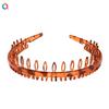 Non-slip Toothed Headband Pressure Hair Bangs Broken Hair Headband Simple Black Brown Face Hair Accessories for Women