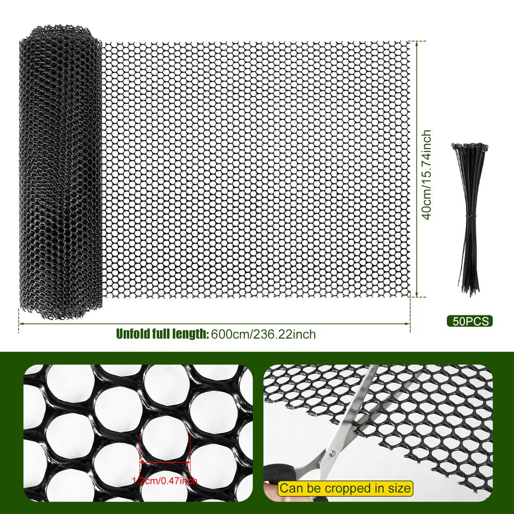 3/6 м садовая защитная сетка пластиковая ограждение защитная сетка многофункциональное режущее изоляционное оборудование для кошек домашних животных кур сетка