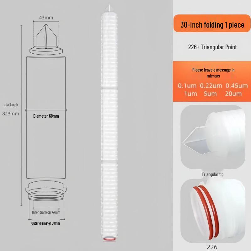 Safety Folded Water Filter Cartridge SZ3-1-20/5 for Power Plant Precision