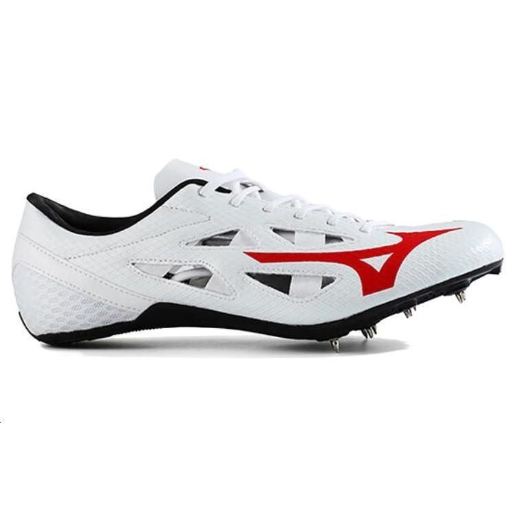 Mizuno Унисекс низкие спринтерские кроссовки Белый Красный U1GA202101
