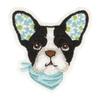 Patch - MDC - Dog - Iron-on - Black - 5cm X 4.5cm